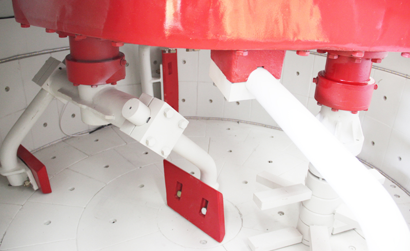 planetary concrete mixer mixing device