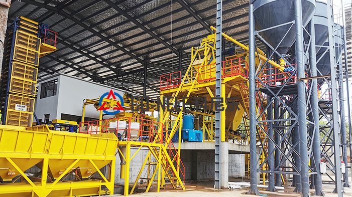 BESSER Brick machine production line